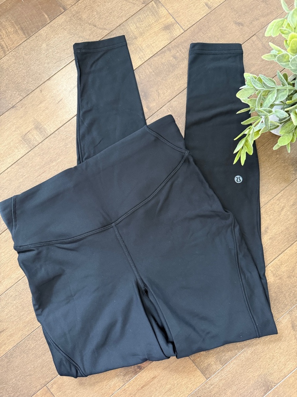 EUC -Lululemon Winter Run Leggings *brushed fleece